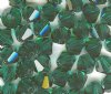 25 Emerald 6mm Bicone Swarovski